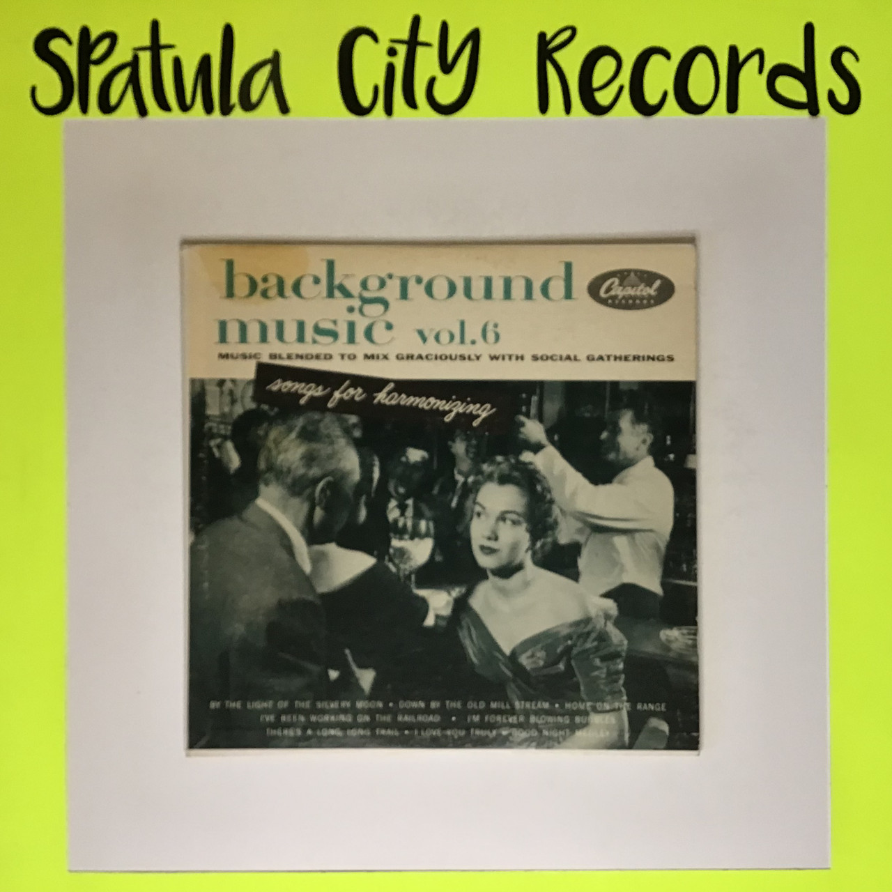 Background Music Vol. 6: Songs For Harmonizing - compilation - MONO - vinyl record LP