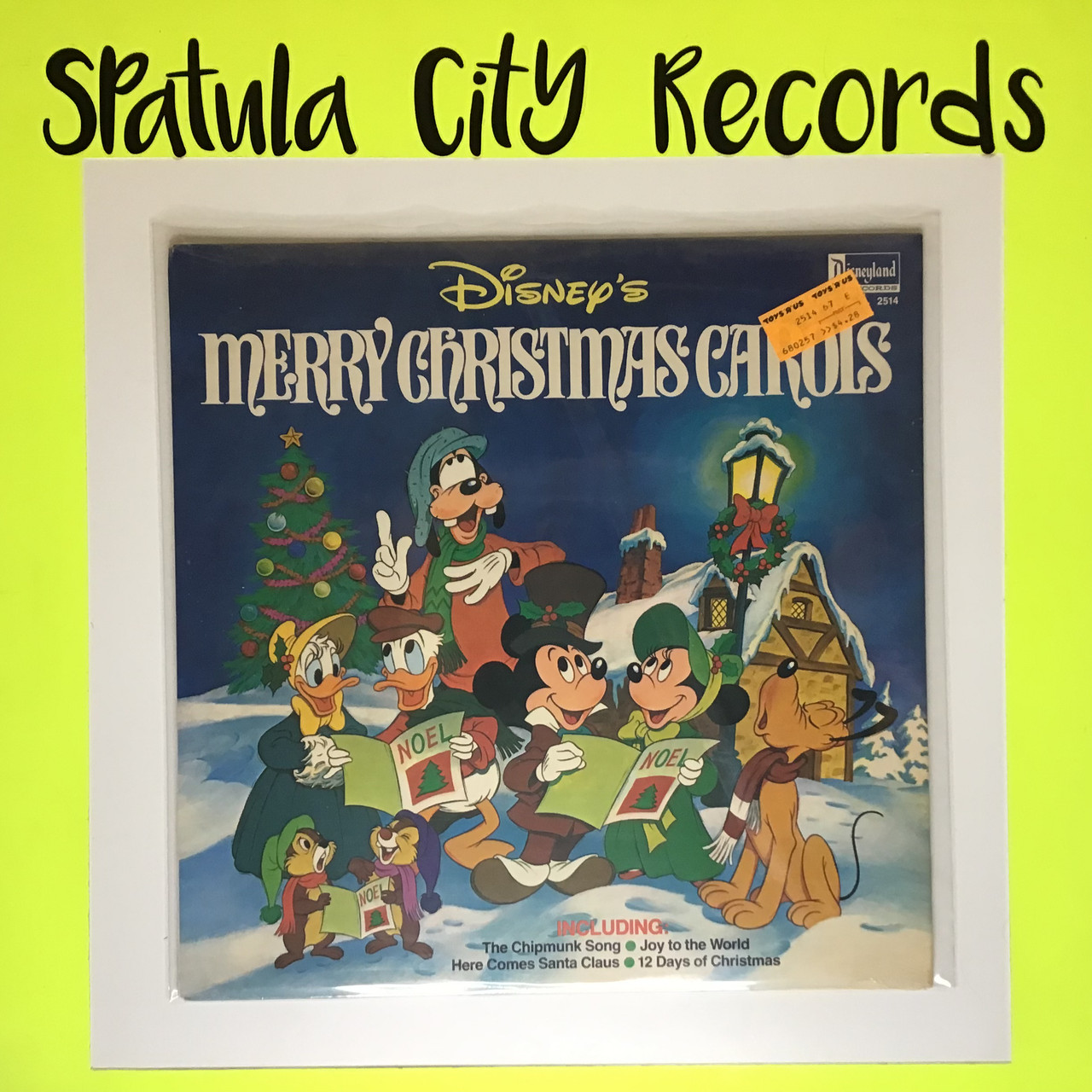 Disney's Merry Christmas Carols - SEALED - vinyl record album LP