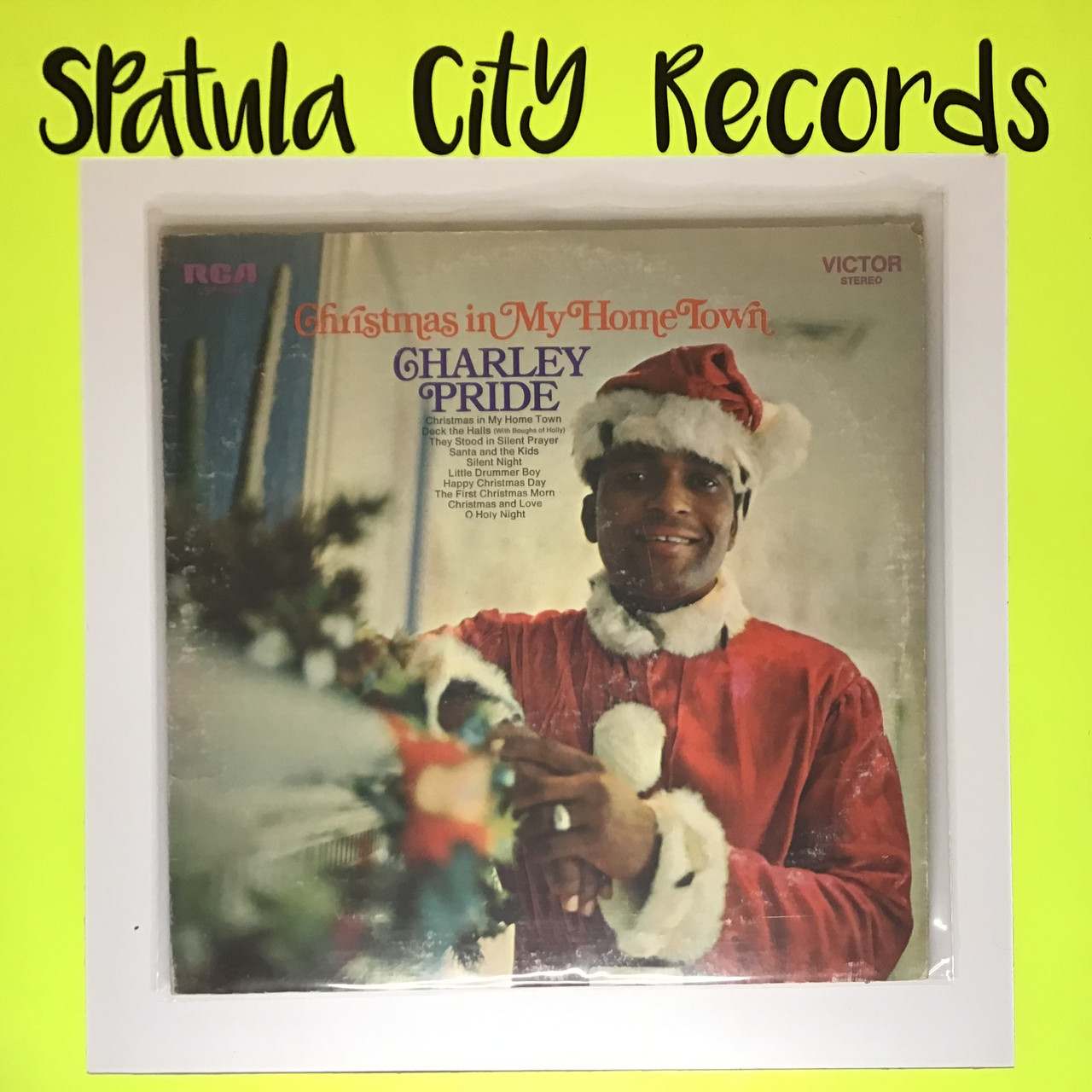 Charley Pride - Christmas in My Home Town - vinyl record album lp