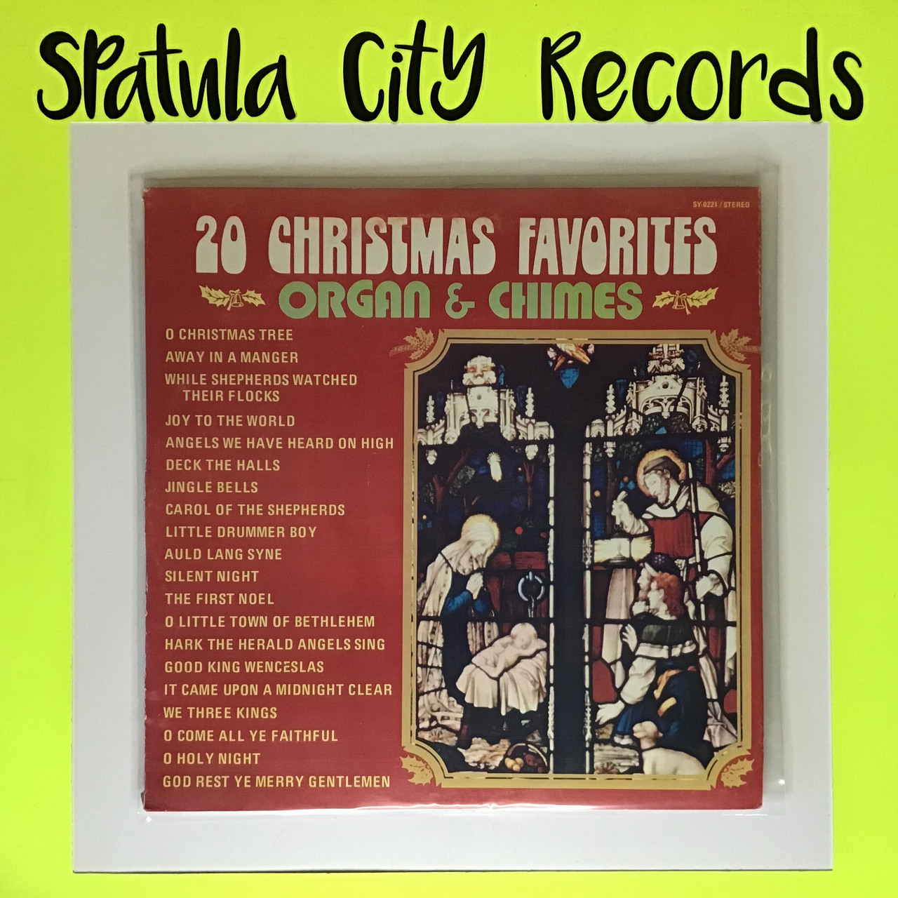 20 Christmas Favorites - Organs and Chimes - vinyl record  album LP
