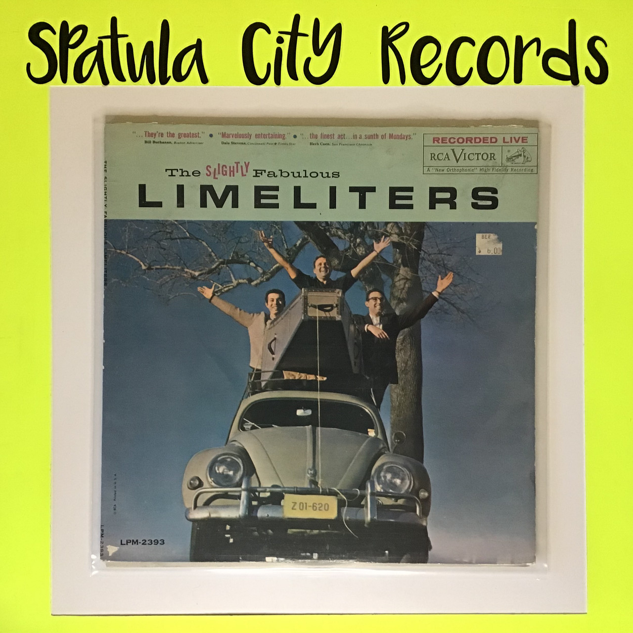 The Limeliters - The Slightly Fabulous Limeliters - MONO - vinyl record album LP