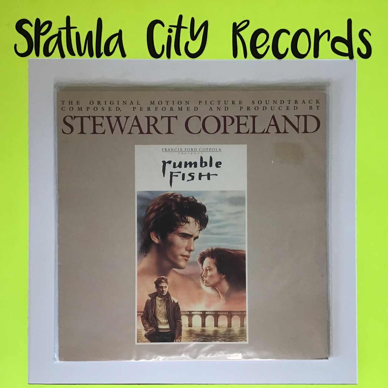 Stewart Copeland - Rumble Fish (Original Motion Picture Soundtrack) - vinyl record LP