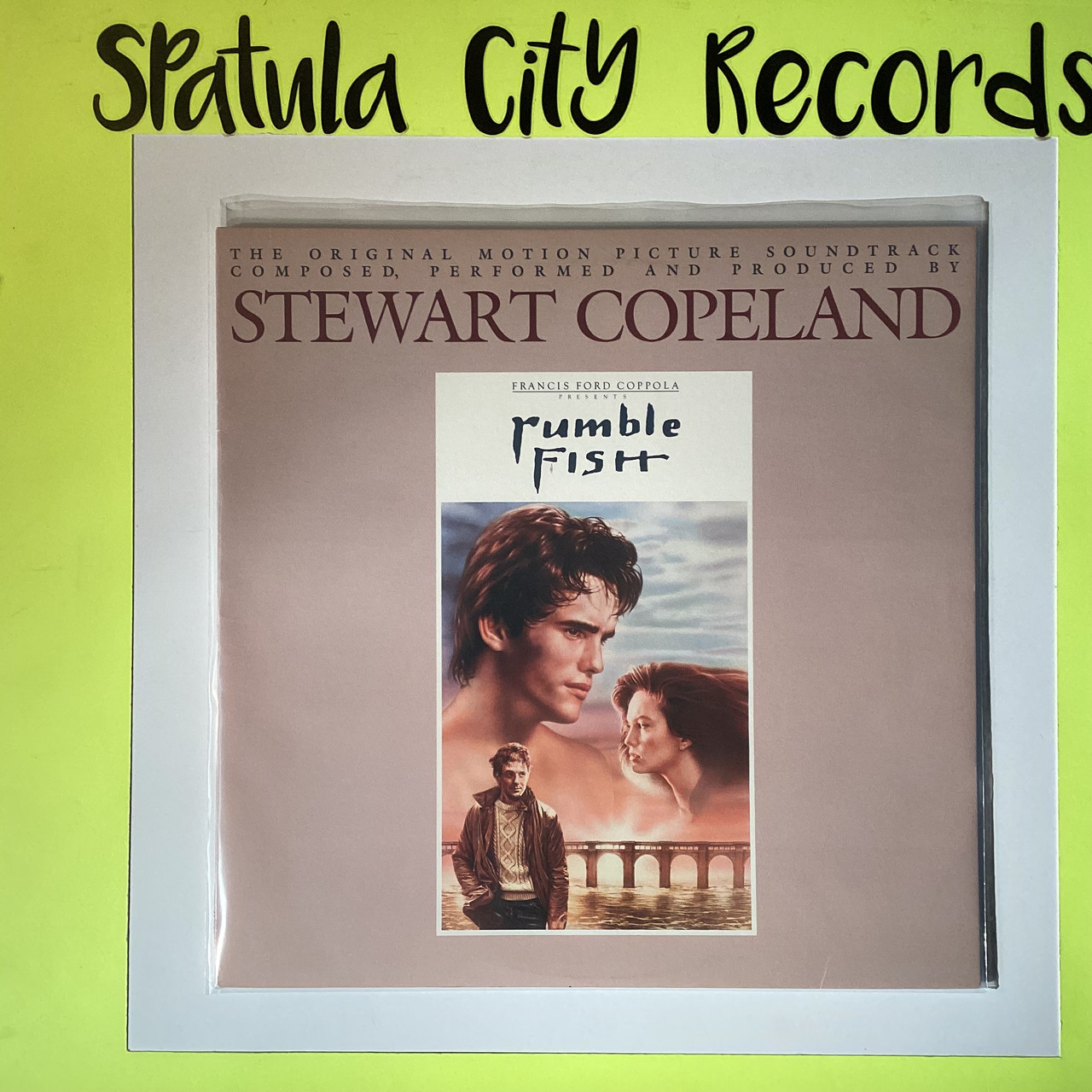 Stewart Copeland - Rumble Fish (Original Motion Picture Soundtrack) - vinyl record album LP