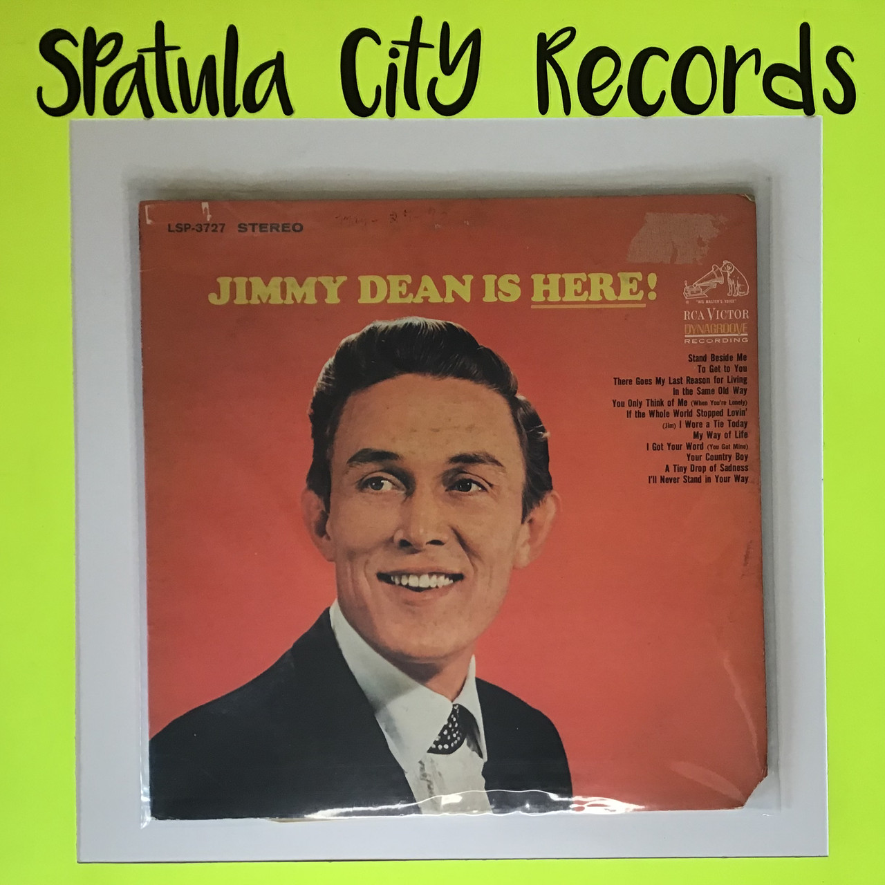 Jimmy Dean - Jimmy Dean is Here! - vinyl record LP