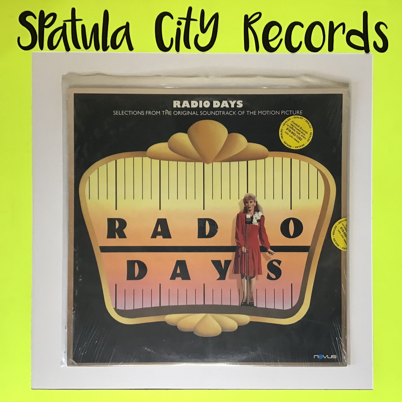 Radio Days - soundtrack - SEALED - vinyl record album LP