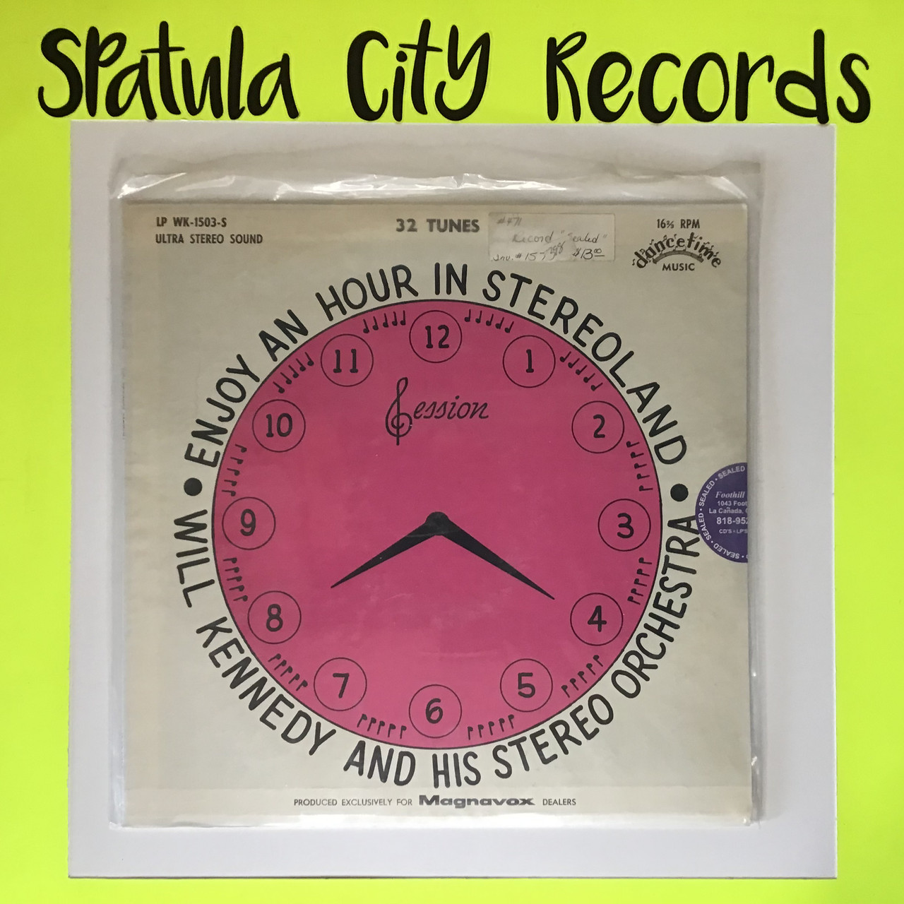 Kennedy and his Stereo Orchestra - Enjoy an Hour in Stereoland- SEALED  -  vinyl record album LP