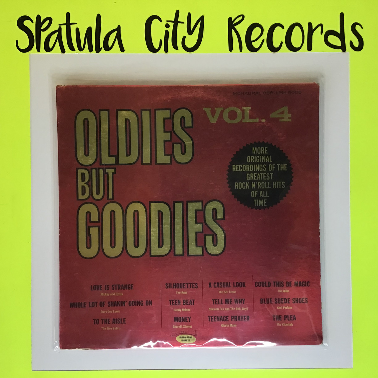 Oldies But Goodies Vol. 4 - compilation - MONO - vinyl record LP