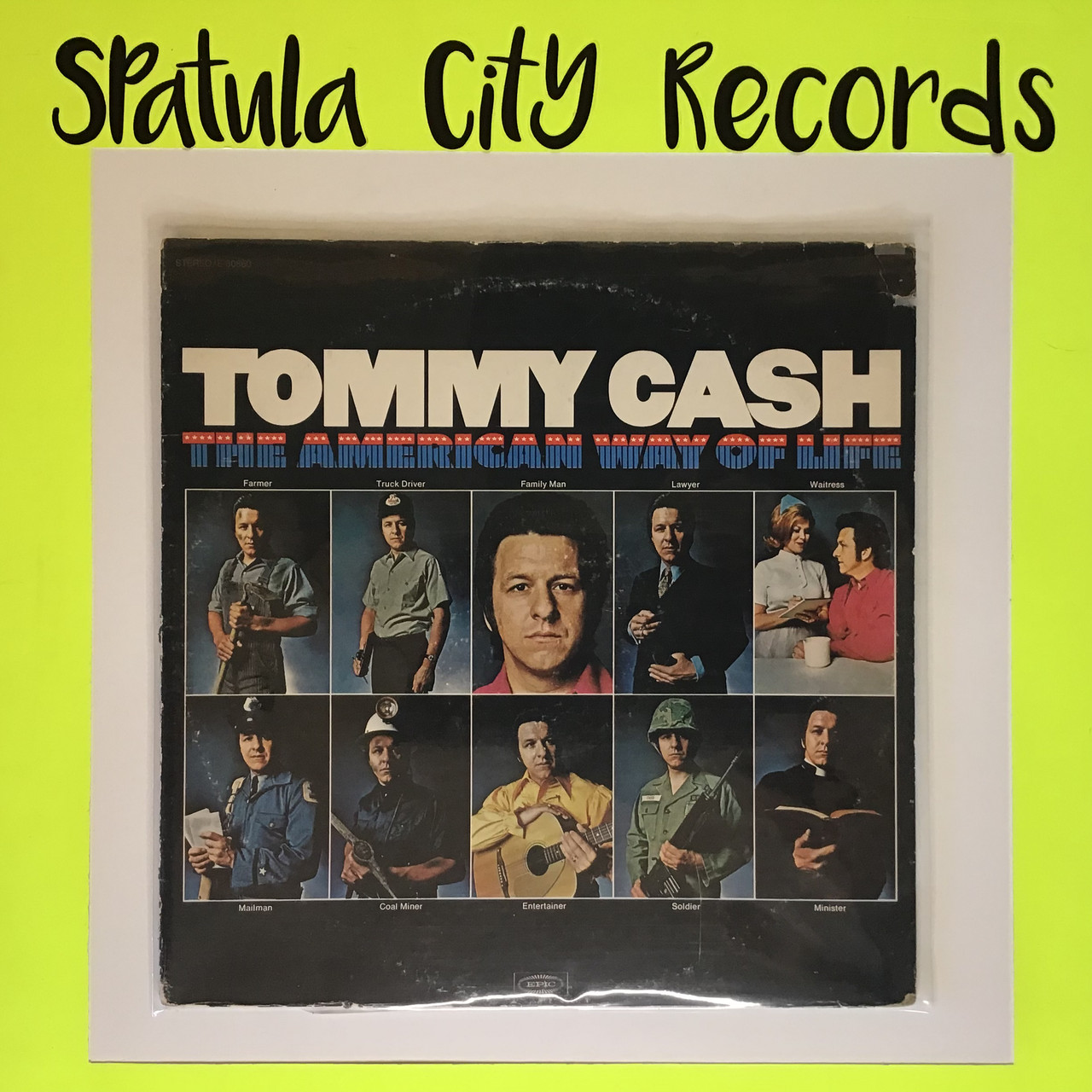 Tommy Cash - The American Way of Life - vinyl record LP
