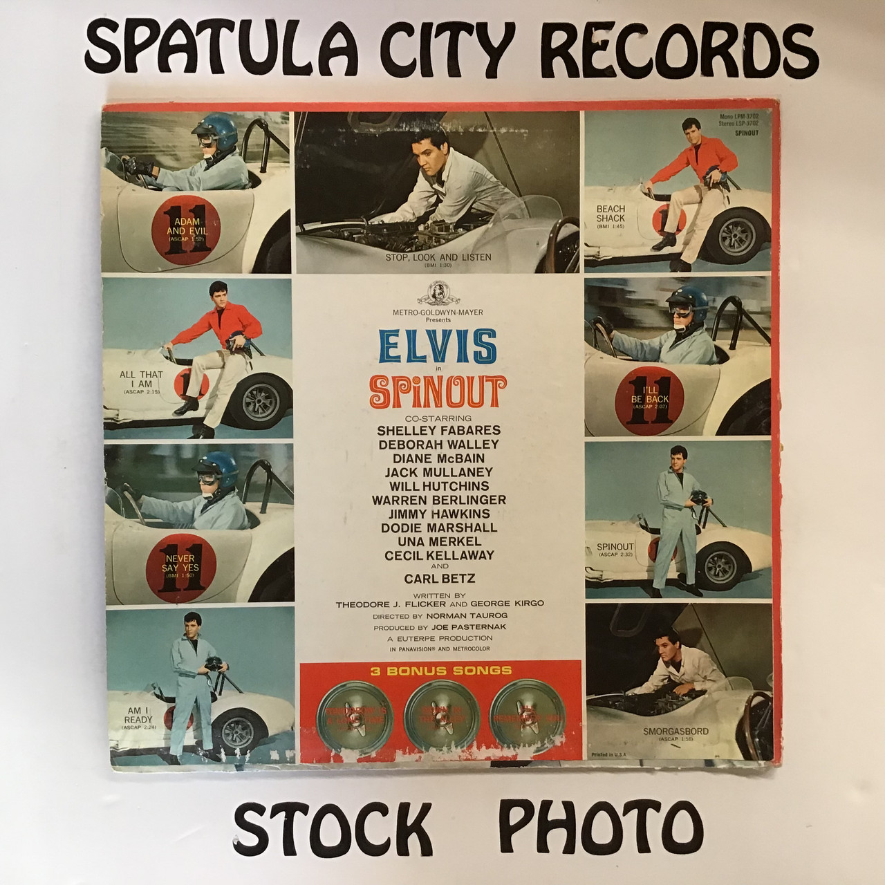 Elvis Presley - Spinout - MONO - Soundtrack - vinyl record album LP