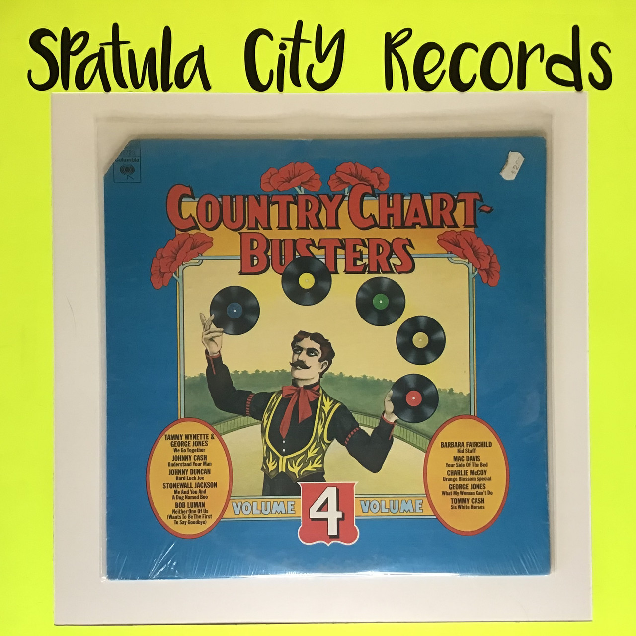 Country Chart Busters - Volume 4 SEALED  - vinyl record album LP