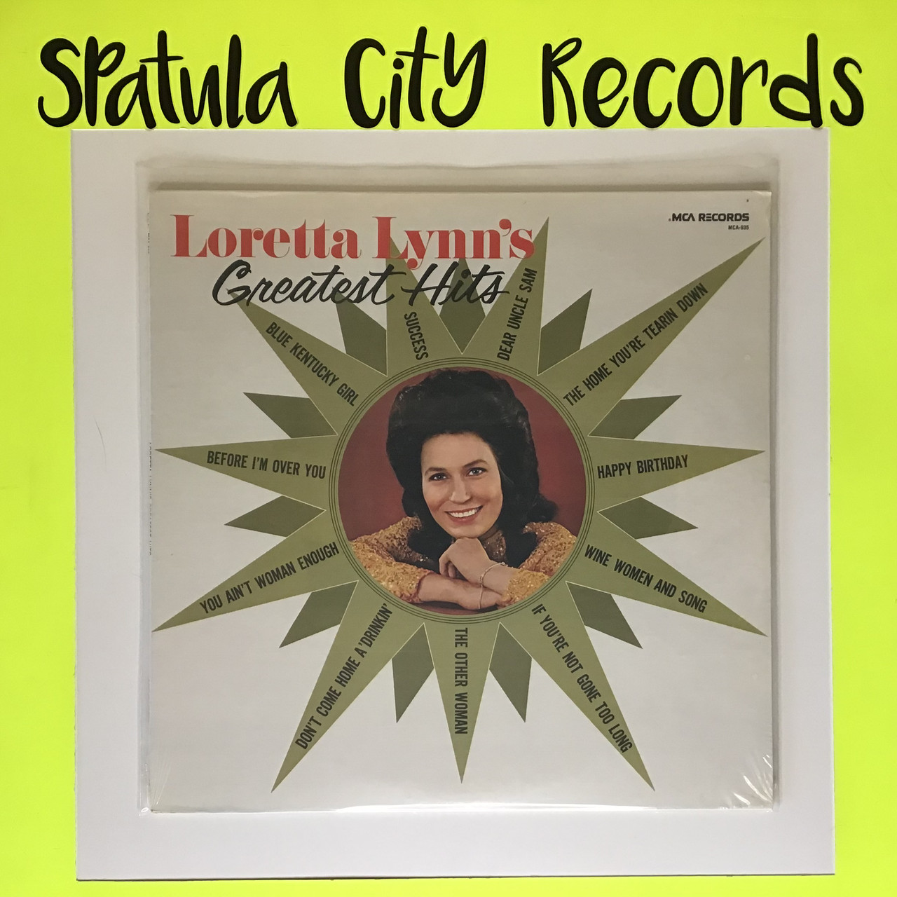 Vintage lps Lot of 3 by Country Loretta Lynn vinyls records