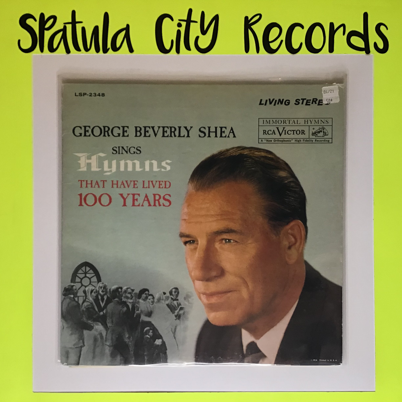 George Beverly Shea - Sings Hymns that have lived 100 years - vinyl record album LP
