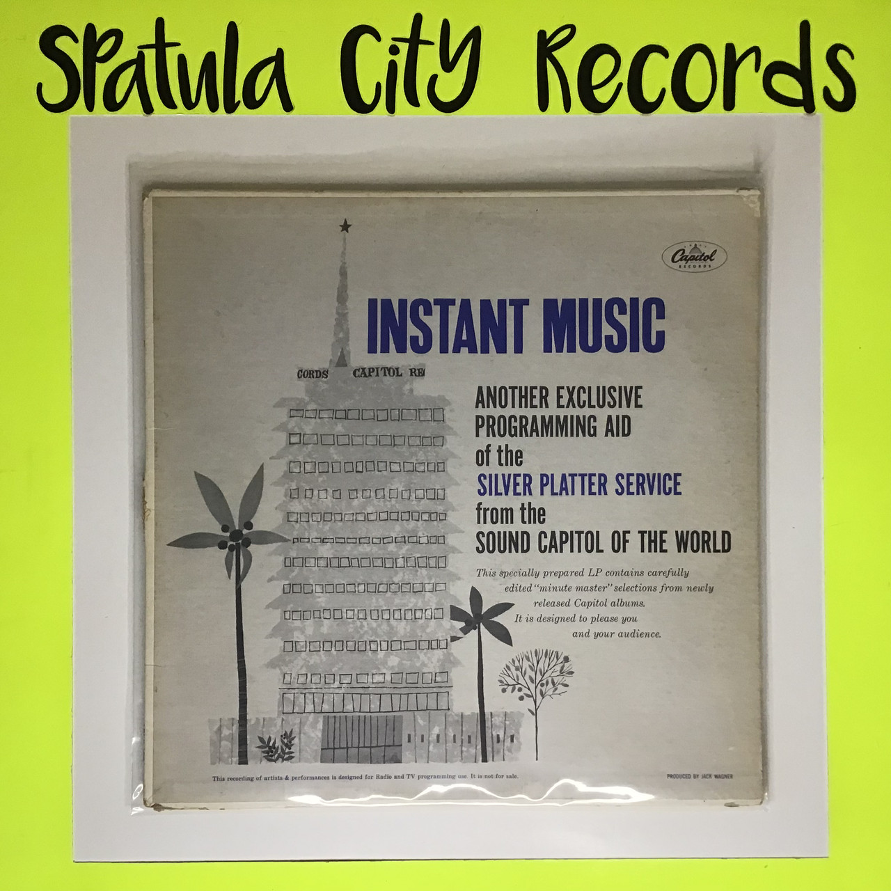 Instant Music - Instrumentals - compilation - vinyl record LP