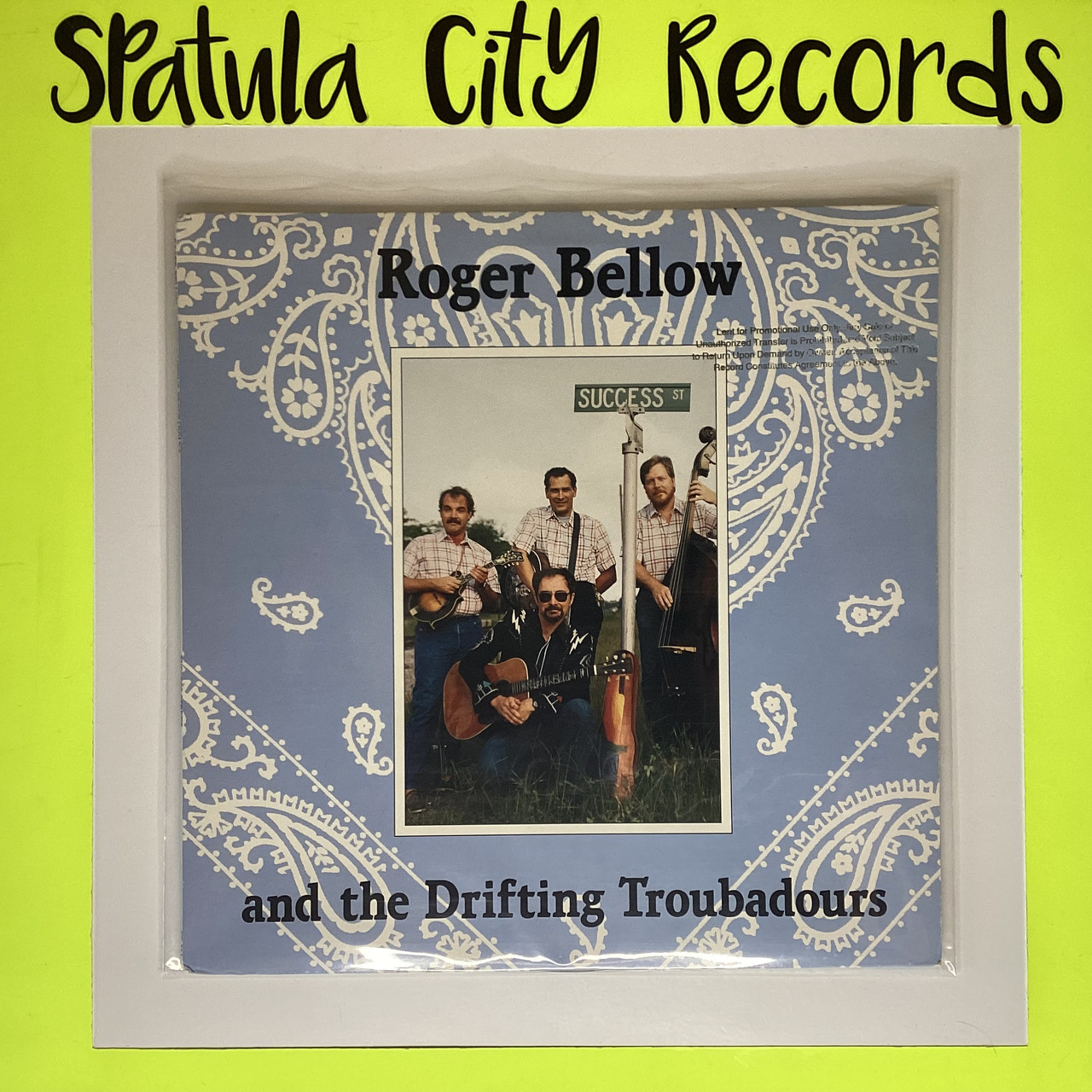 Roger Bellow And The Drifting Troubadours - Success Street - vinyl record LP