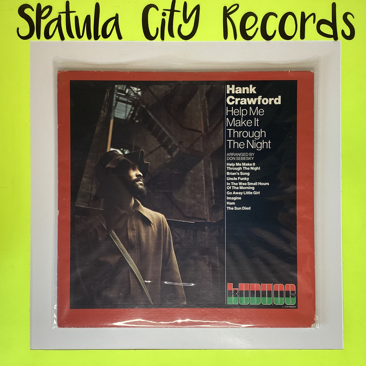Hank Crawford - Help Me Make It Through The Night - vinyl record LP