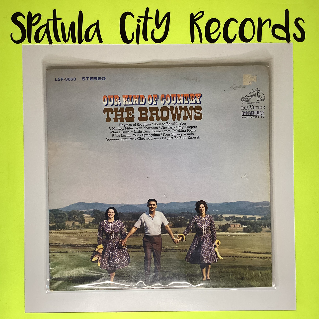 The Browns - Our Kind of Country - vinyl record album LP