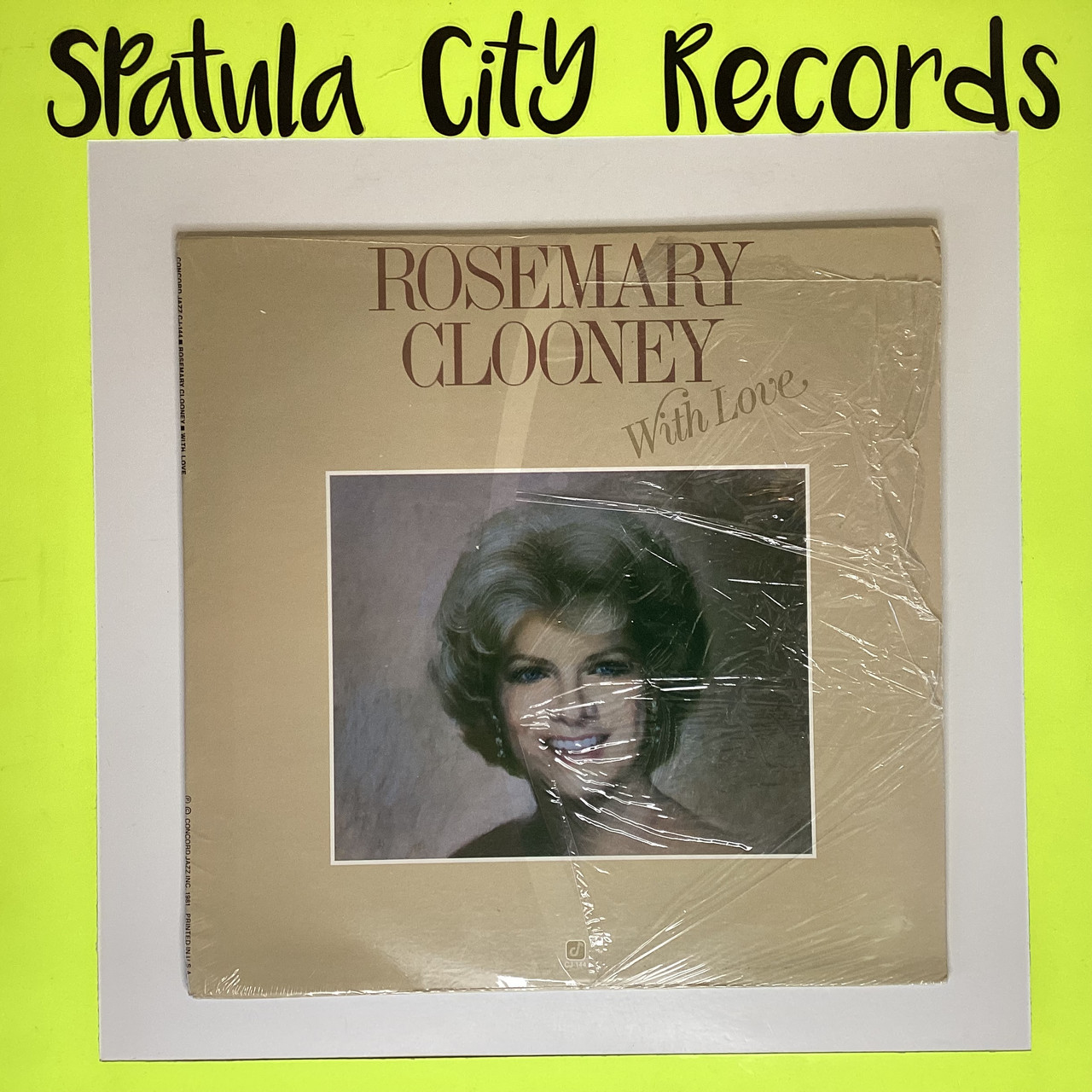 Rosemary Clooney - With Love - SEALED - AUTOGRAPHED - vinyl record album LP