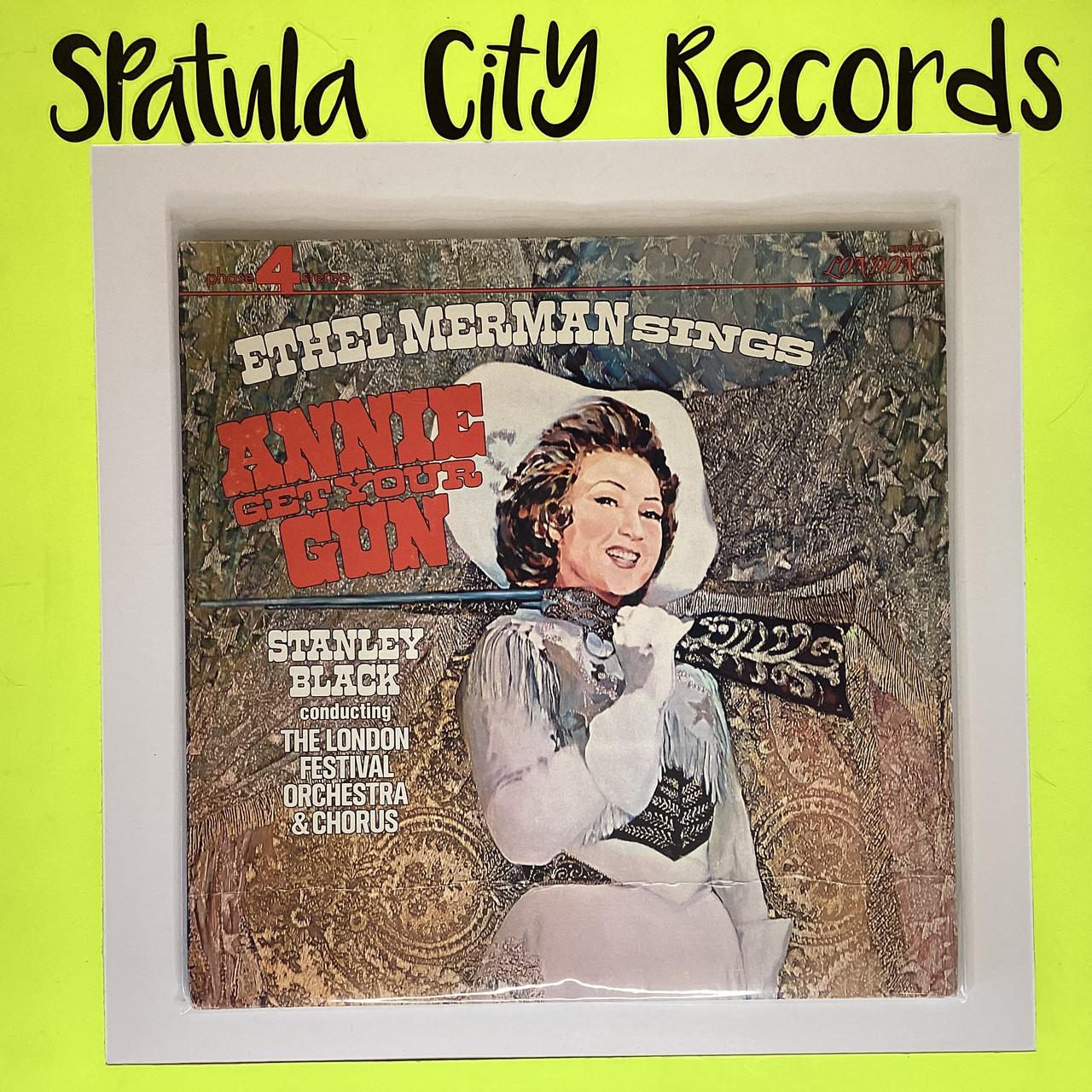 Ethel Merman with The The London Festival Orchestra and Chorus – Ethel Merman Sings "Annie Get Your Gun" - soundtrack - CLUB COPY - vinyl record LP