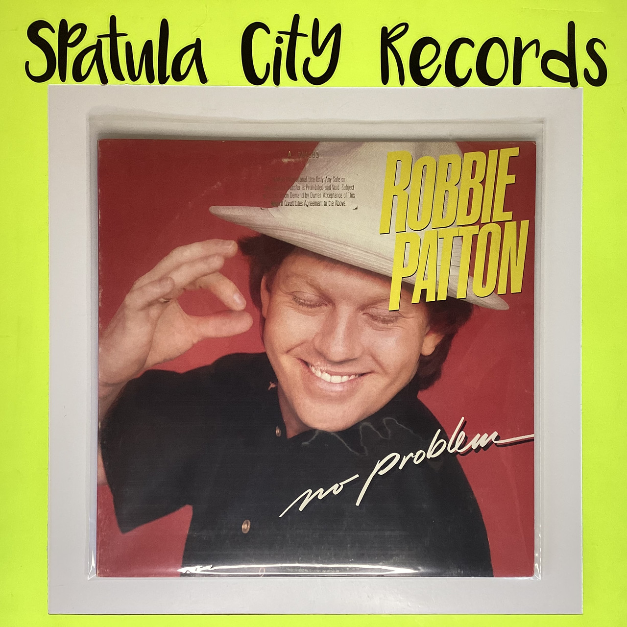 ROBBIE PATTON,ロビー・パットン,AOR,新品未開封,ダン・ハフ Robbie Patton - No Problem - vinyl record album LP