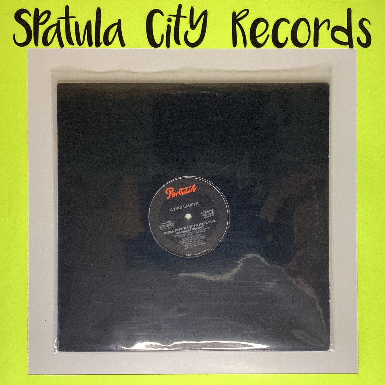 Cyndi Lauper - Girls Just Want To Have Fun - 12" single - vinyl record LP