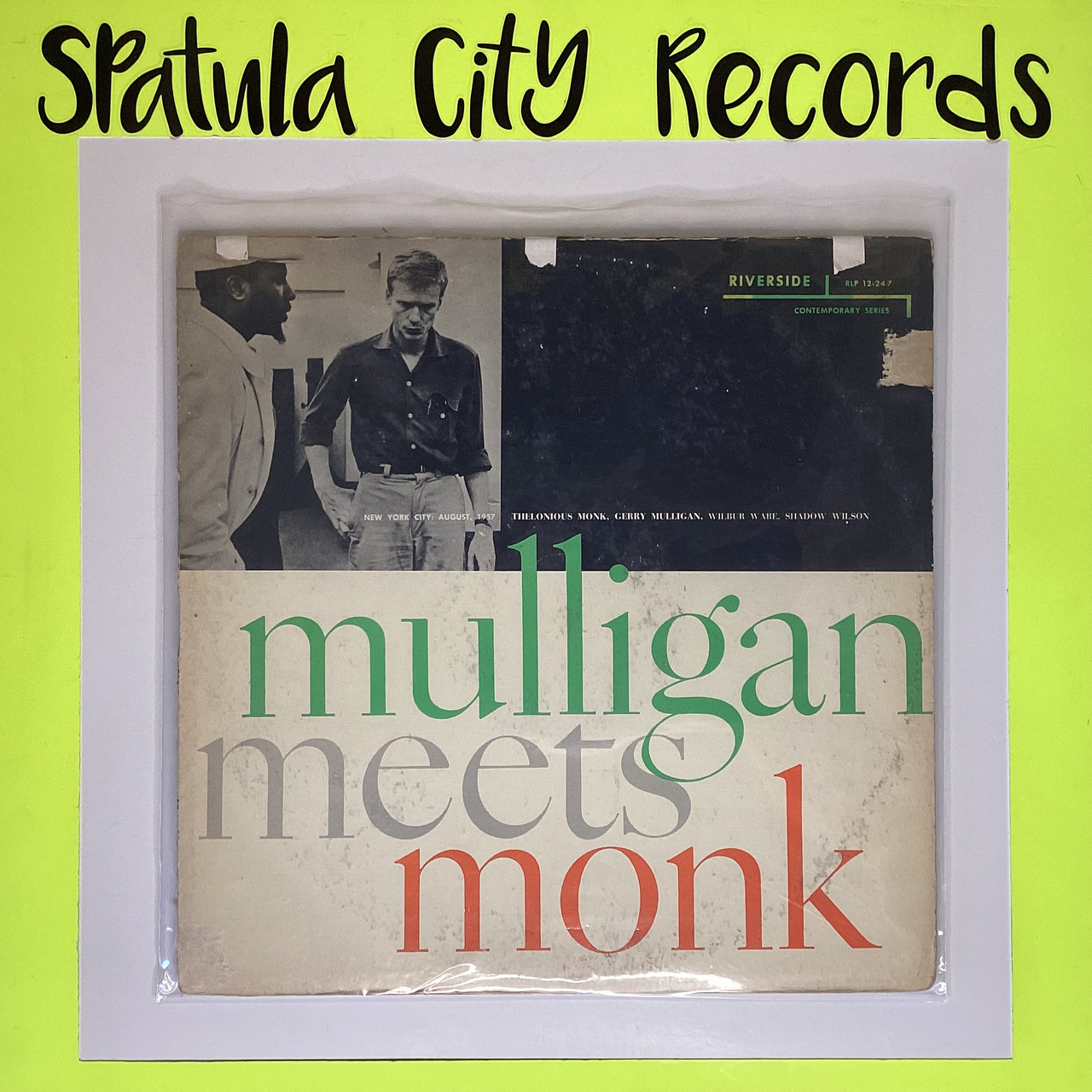 Thelonious Monk And Gerry Mulligan – Mulligan Meets Monk - MONO - vinyl record LP