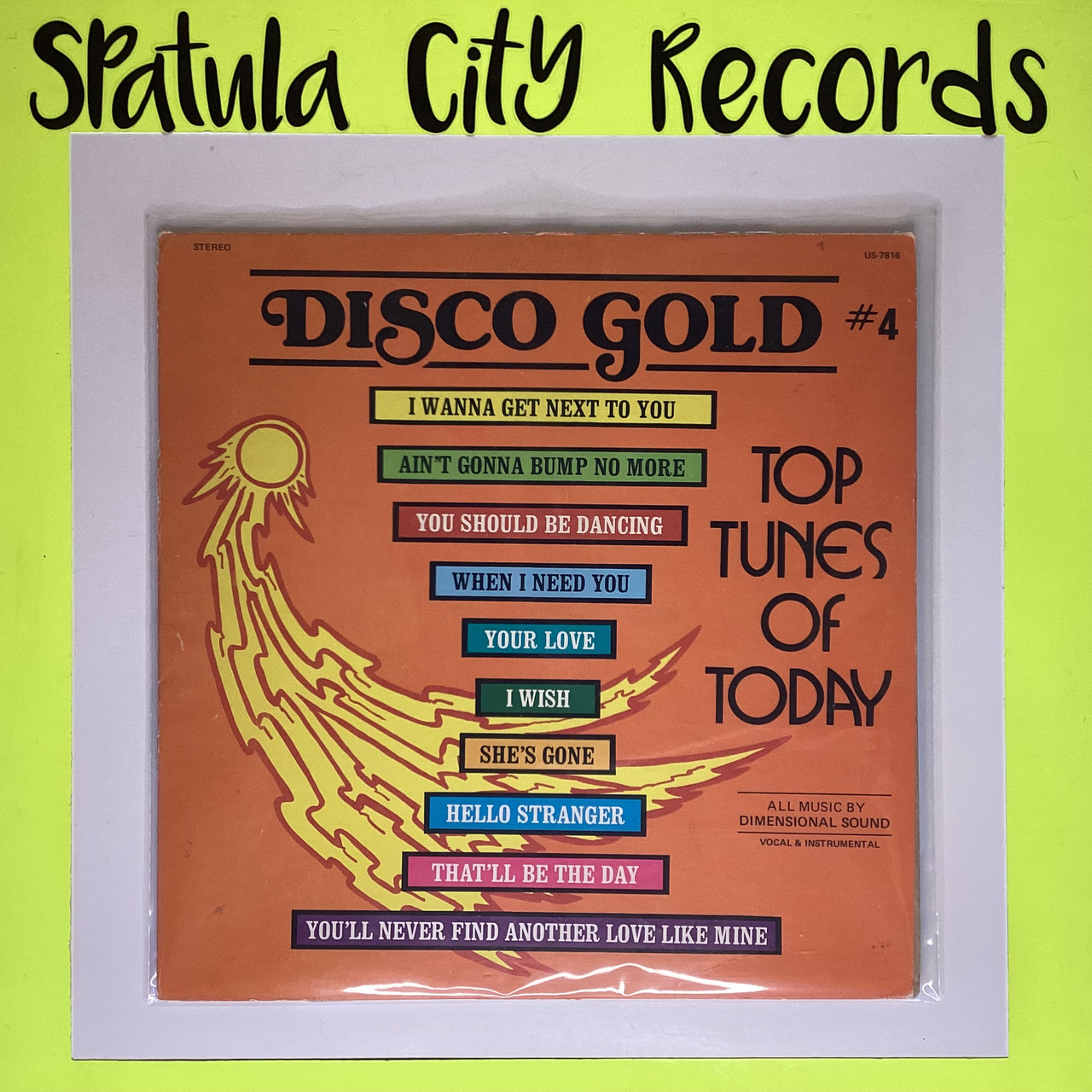 Dimensional Sound – Disco Gold #4 - vinyl record LP