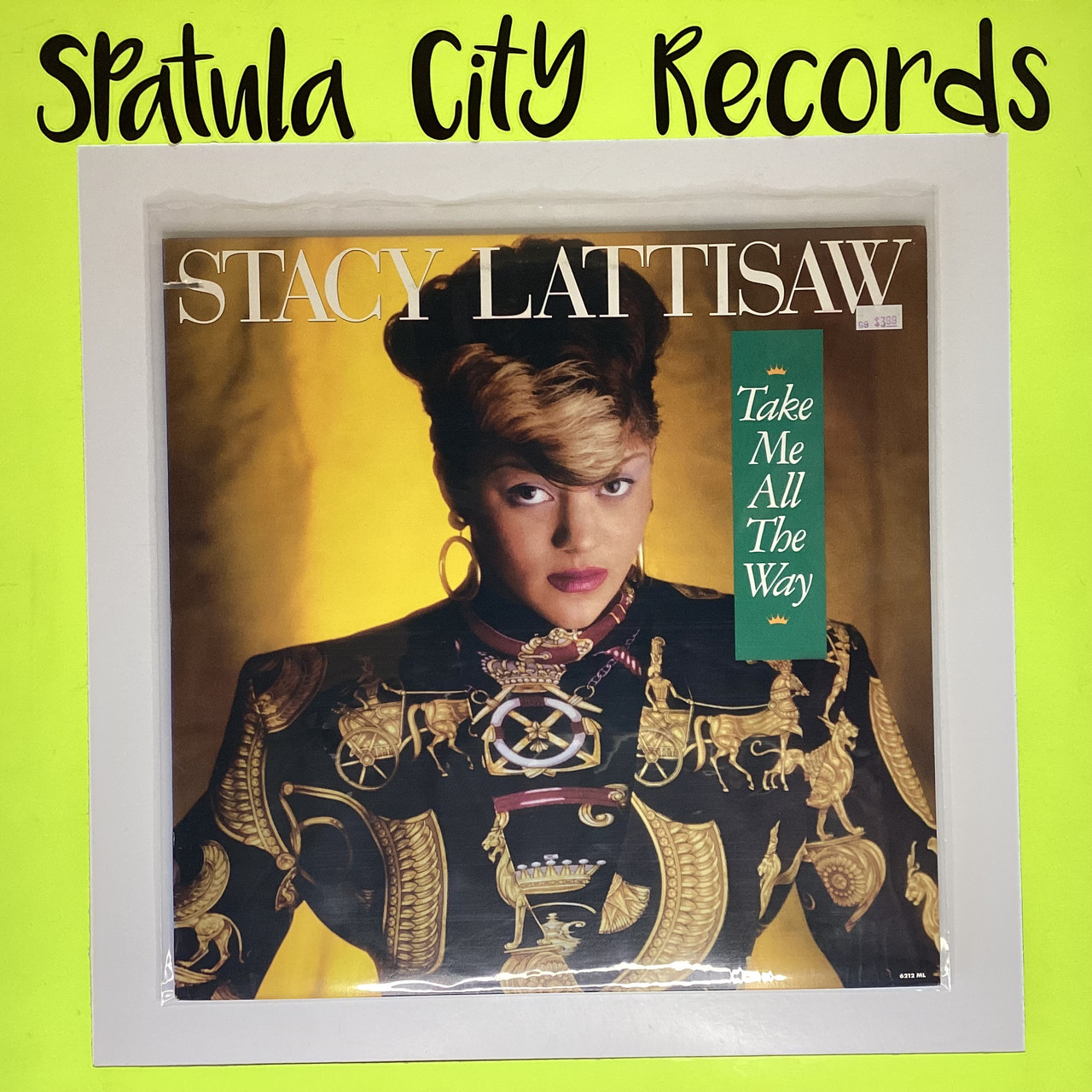 Stacy Lattisaw - Take Me All The Way - vinyl record LP