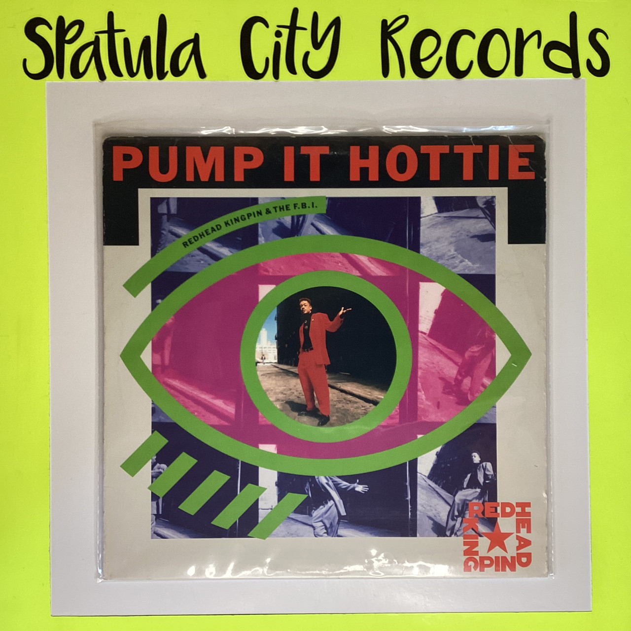 Redhead Kingpin & The F.B.I. – Pump It Hottie - 12" single - vinyl record LP