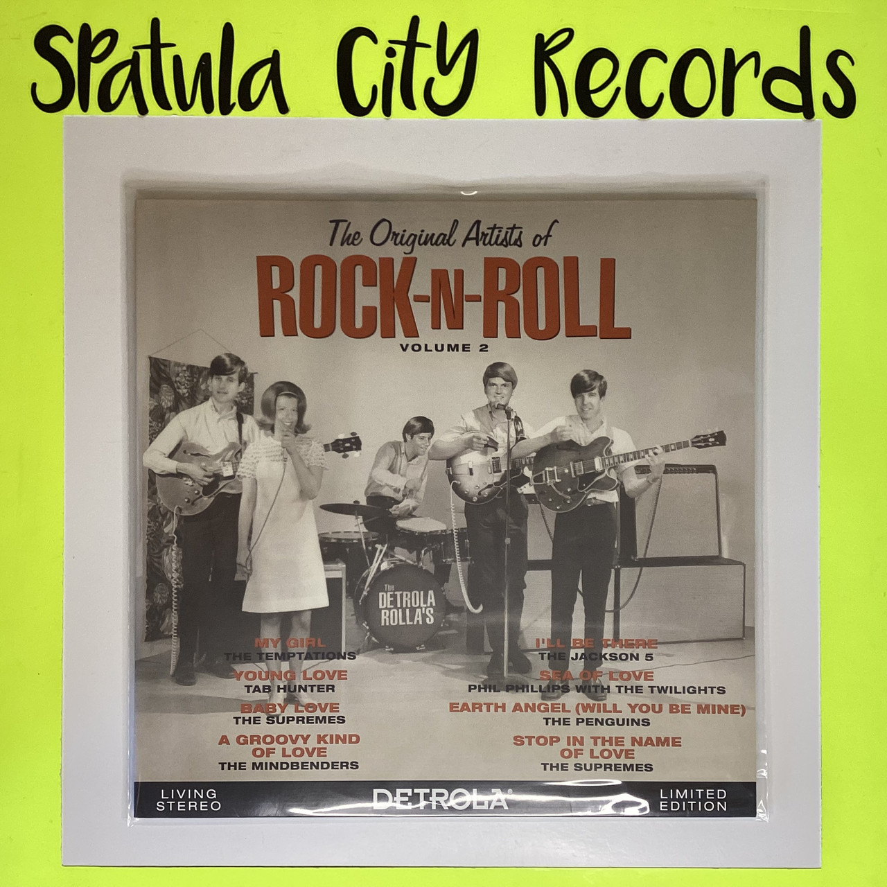 Detrola Presents The Original Artists Of Rock-N-Roll Volume 2 - PROMO - vinyl record LP