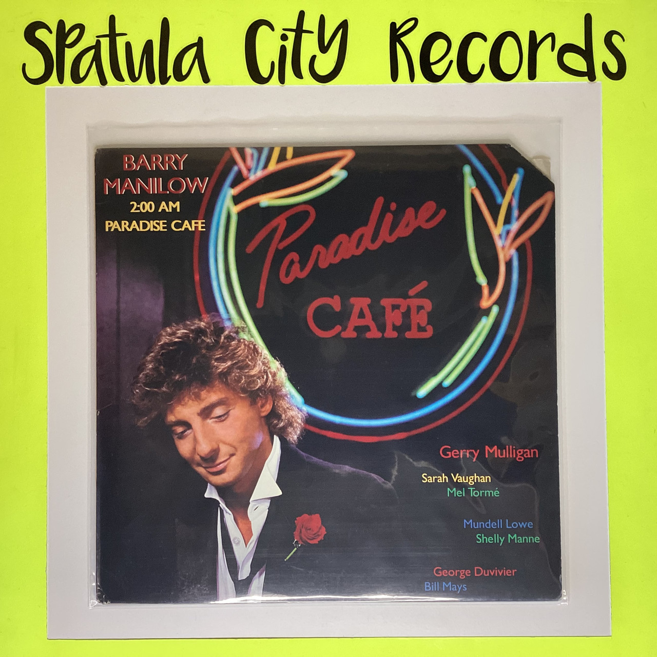 Barry Manilow - 2:00 am Paradise Cafe - vinyl record LP