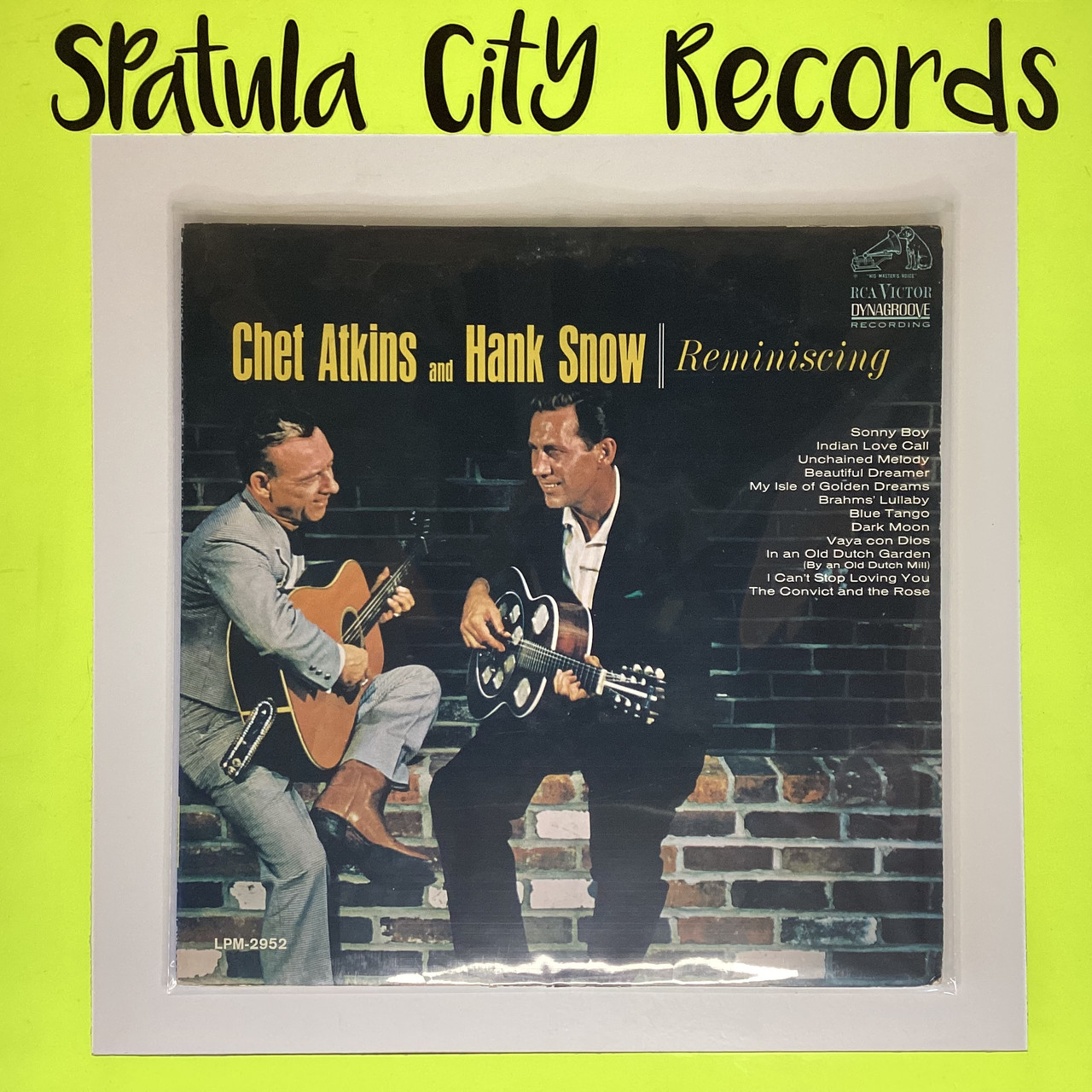 Chet Atkins and Hank Snow - Reminiscing - MONO - vinyl record LP