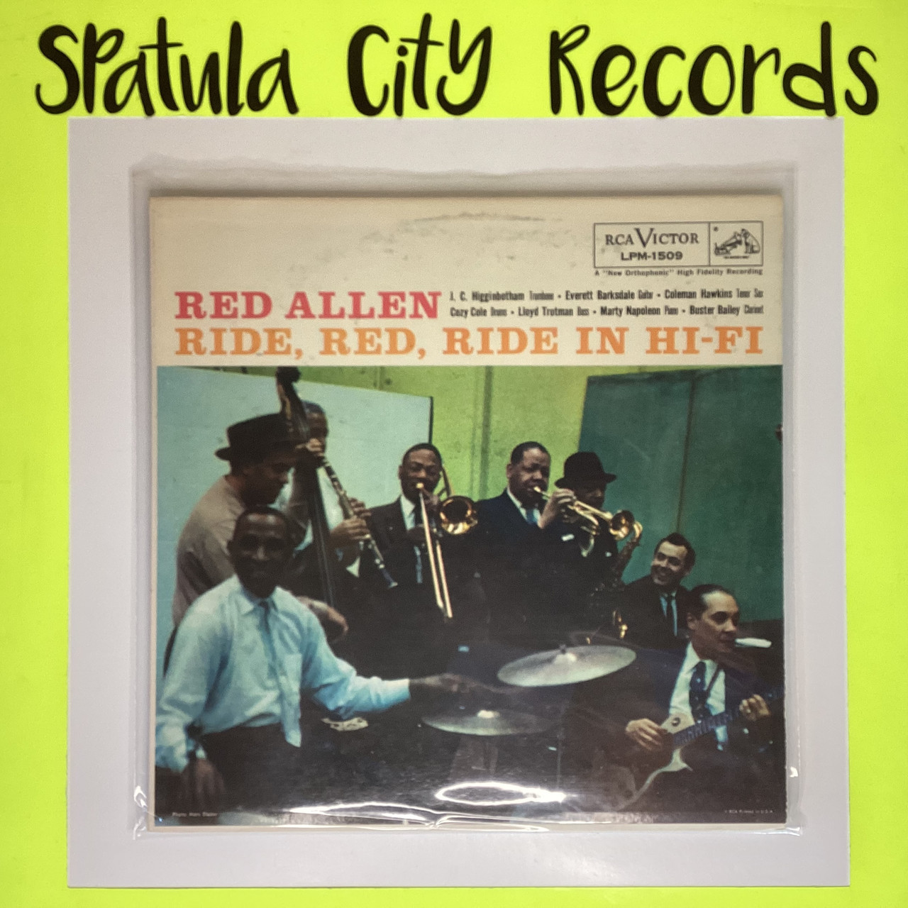 Henry "Red" Allen's All Stars – Ride, Red, Ride In Hi-Fi - MONO - vinyl record album LP