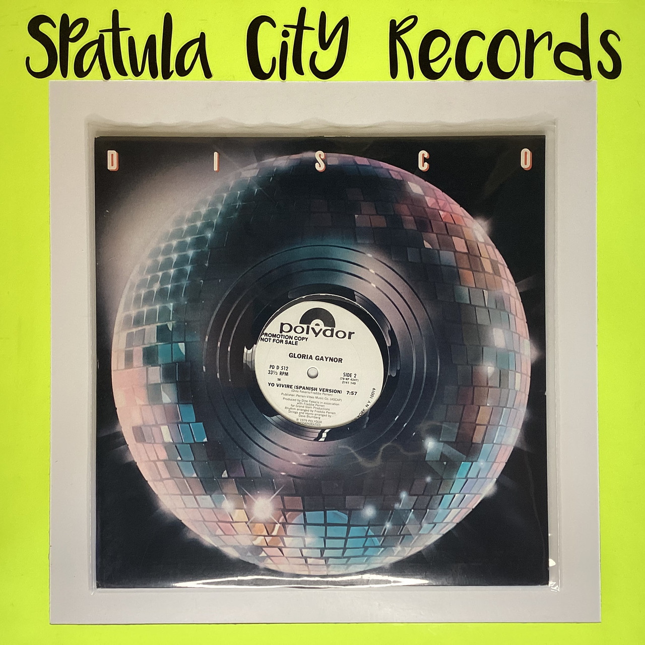 Gloria Gaynor – I Will Survive / Yo Vivire (Spanish Version) - WLP