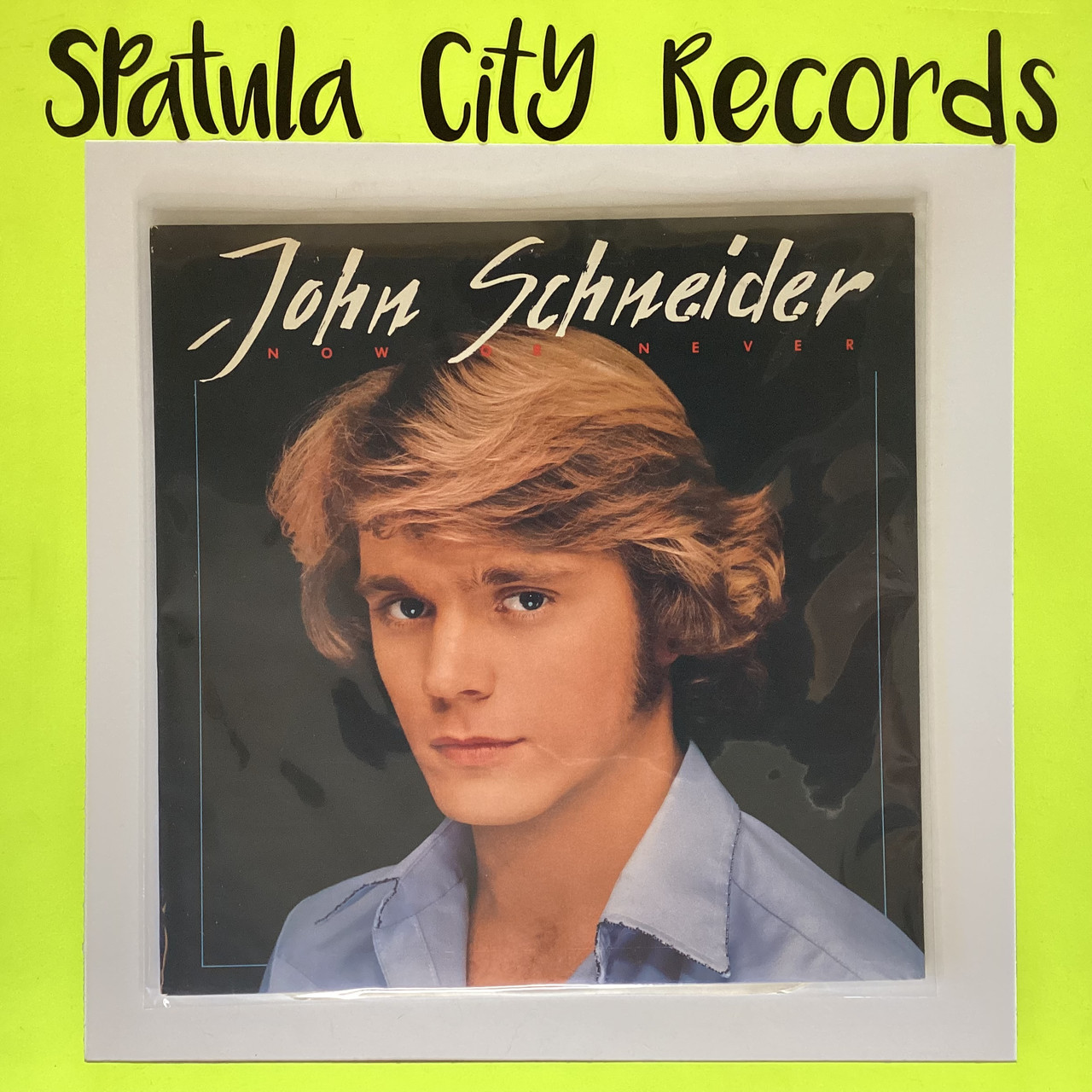 John Schneider - Now or Never - vinyl record album LP