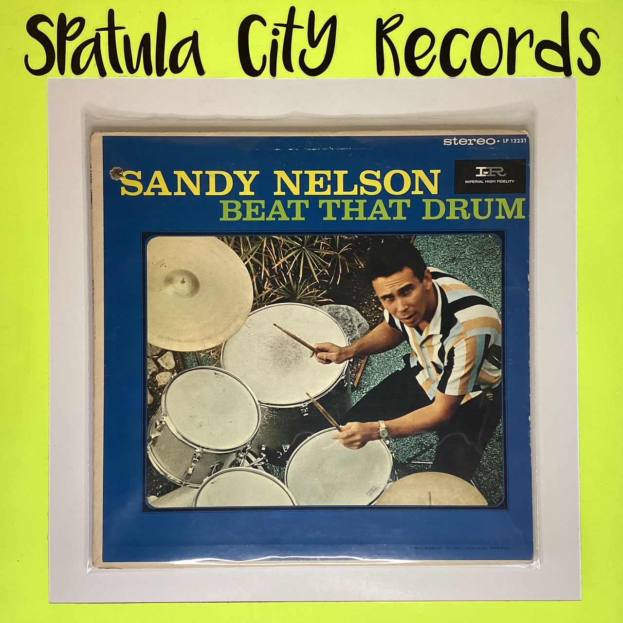 Sandy Nelson - Beat That Drum - vinyl record LP