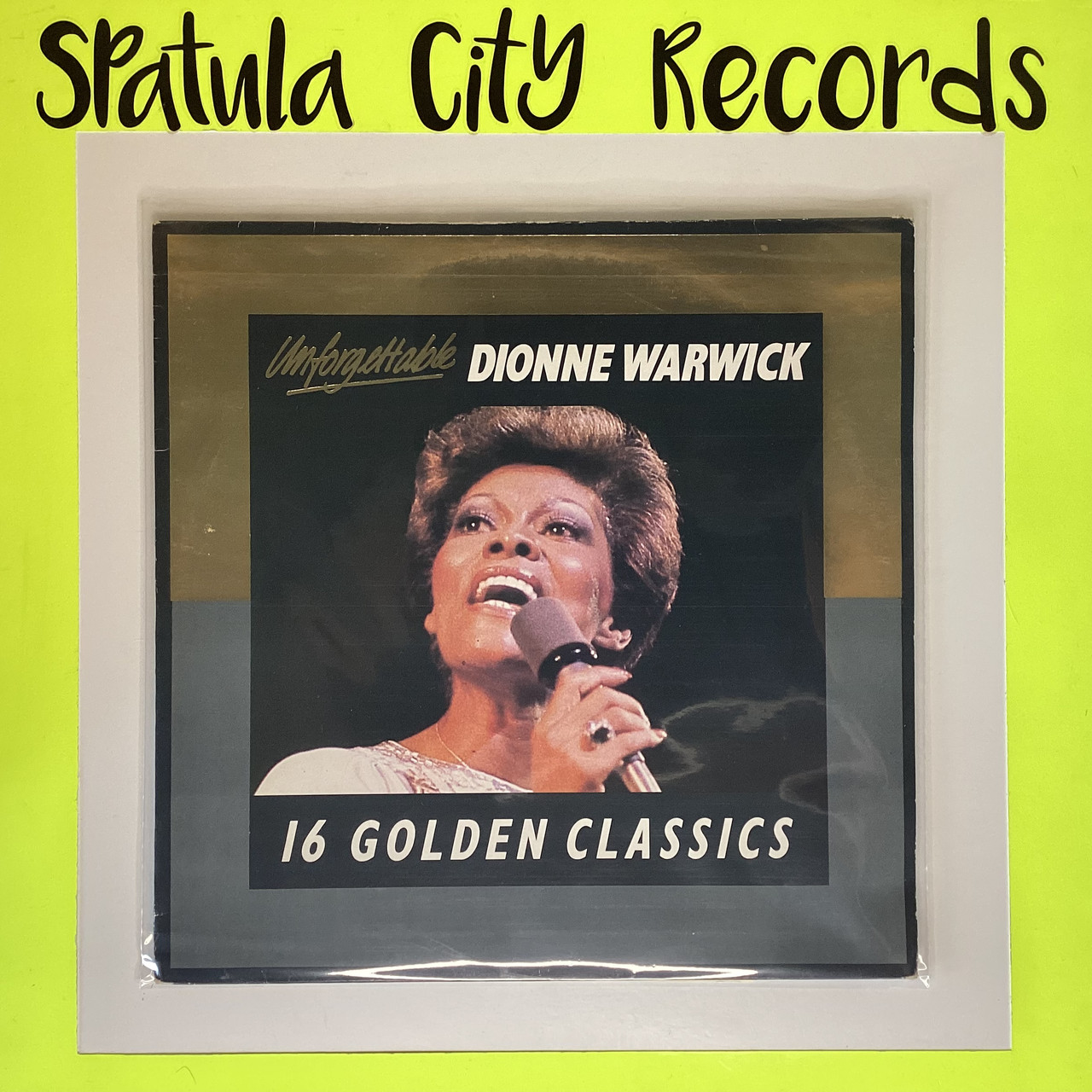 Dionne Warwick - Unforgettable - 16 Golden Classics - UK IMPORT - vinyl record LP