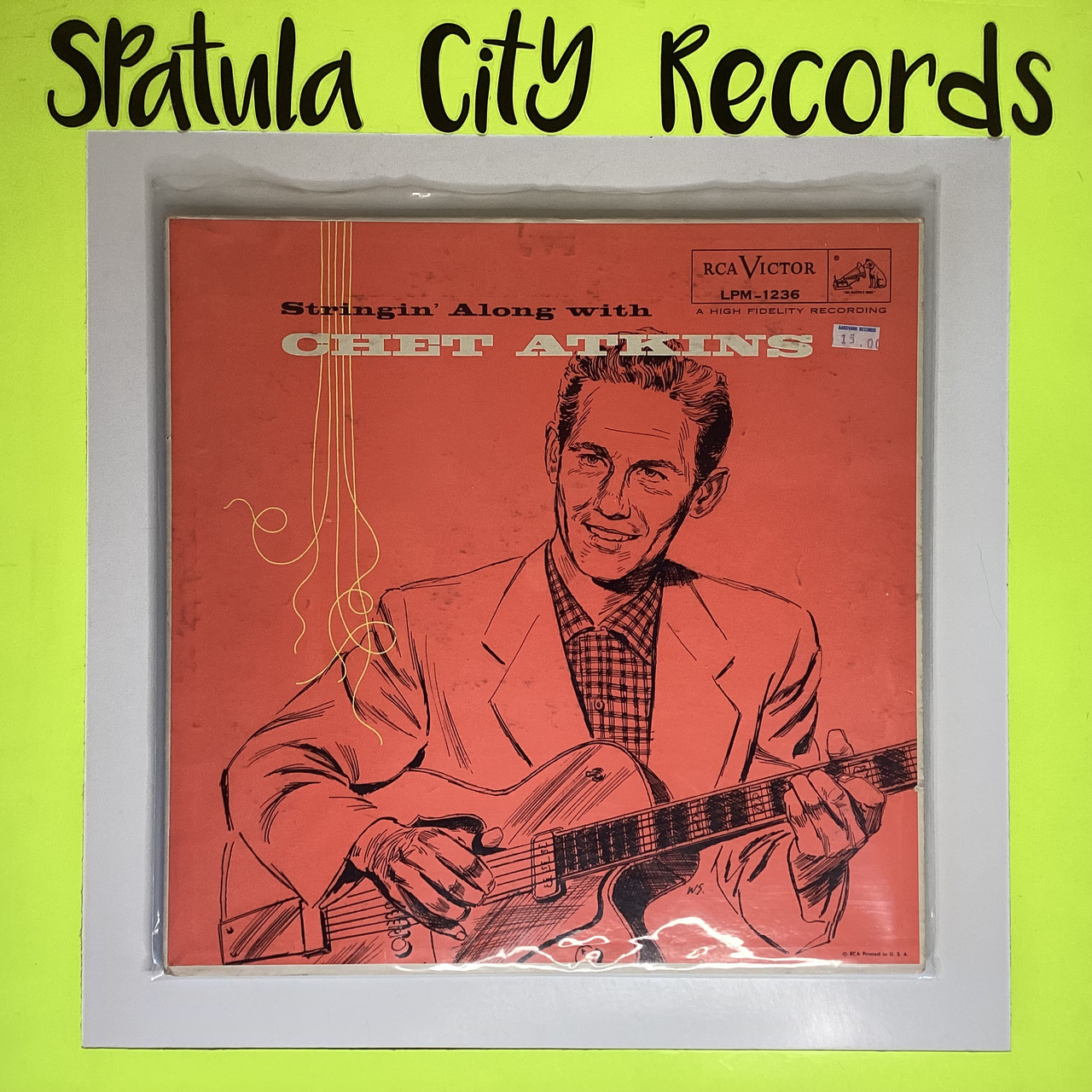 Chet Atkins - Stringin' Along With Chet Atkins - MONO - vinyl record album LP
