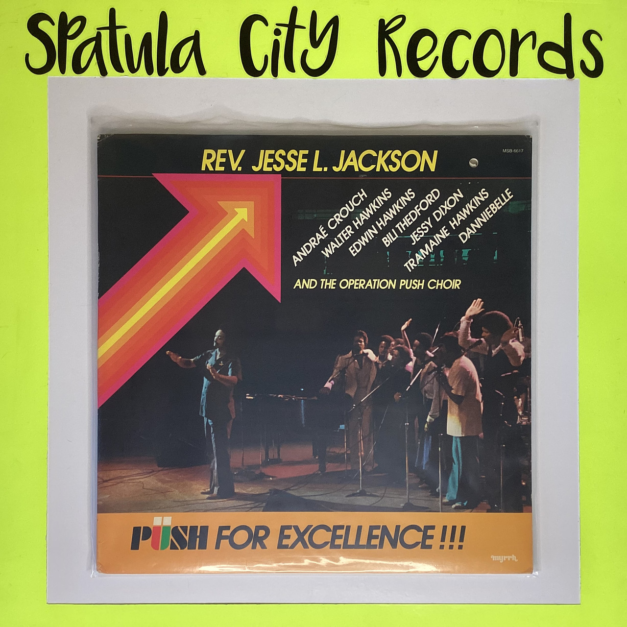 Rev. Jesse Jackson - Push For Excellence - compilation - vinyl record album LP