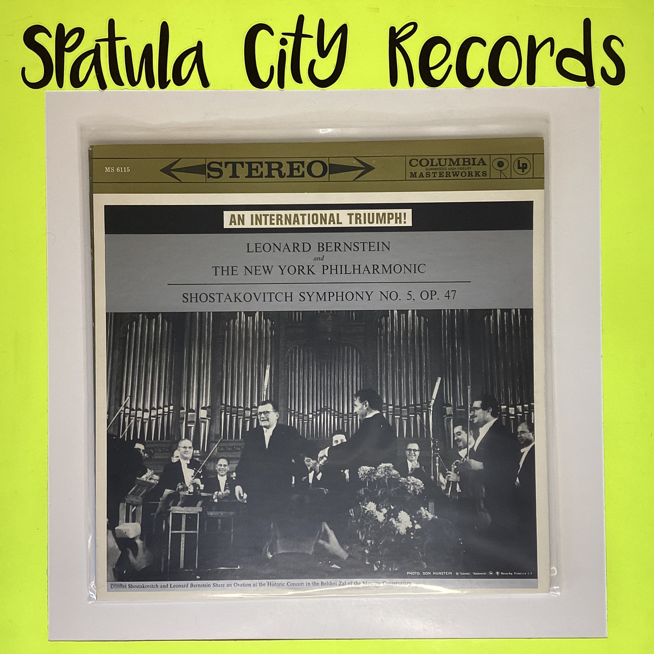 Leonard Bernstein, The New York Philharmonic, Shostakovitch - Symphony ...