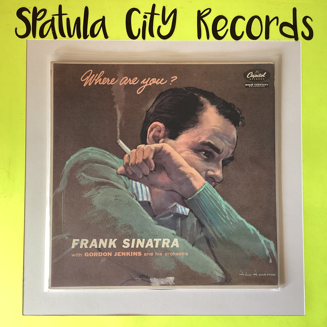 Frank Sinatra - With Gordon Jenkins - Where are you - MONO - vinyl record album LP