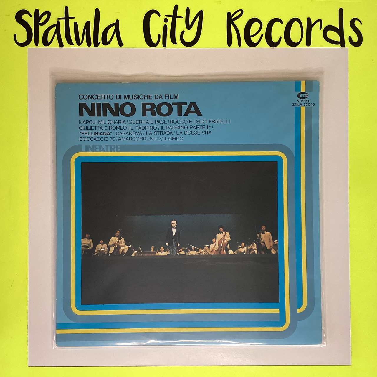 Nino Rota - Concerto Di Musiche Da Film - ITALY IMPORT - vinyl record LP