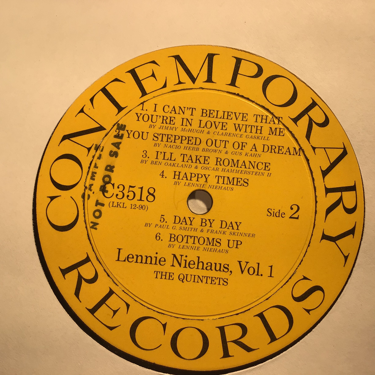 Lennie Niehaus – Vol.1 The Quintet - 洋楽