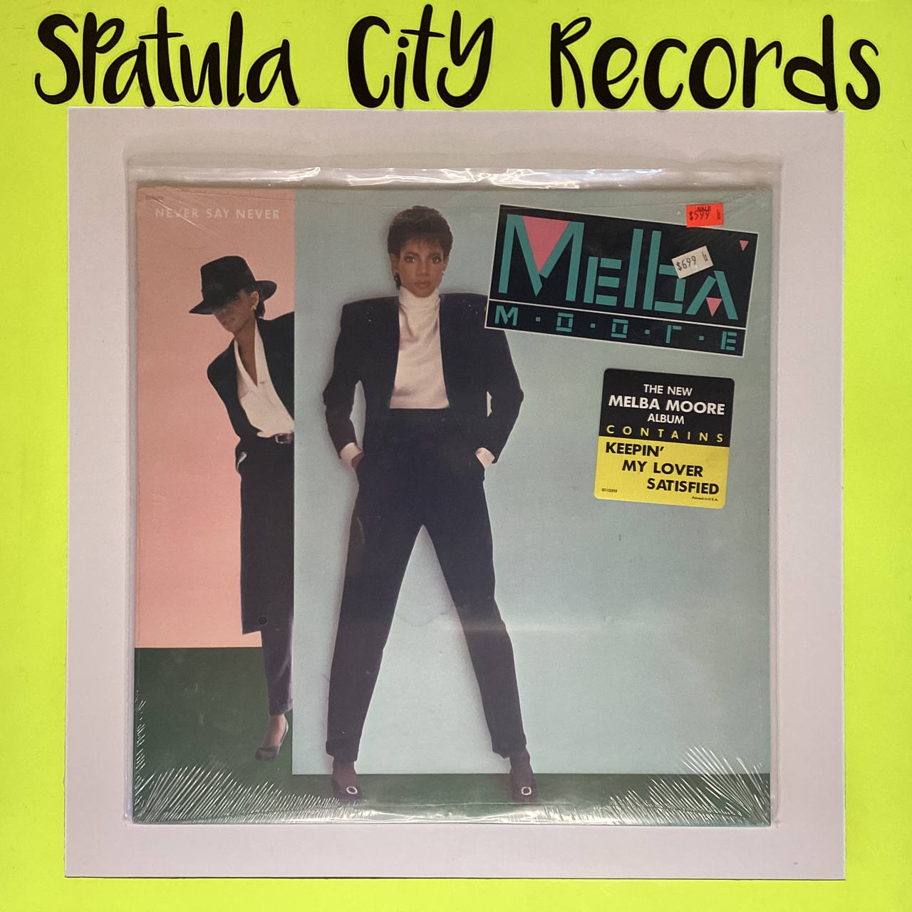 Melba Moore - Never Say Never - SEALED - vinyl record LP