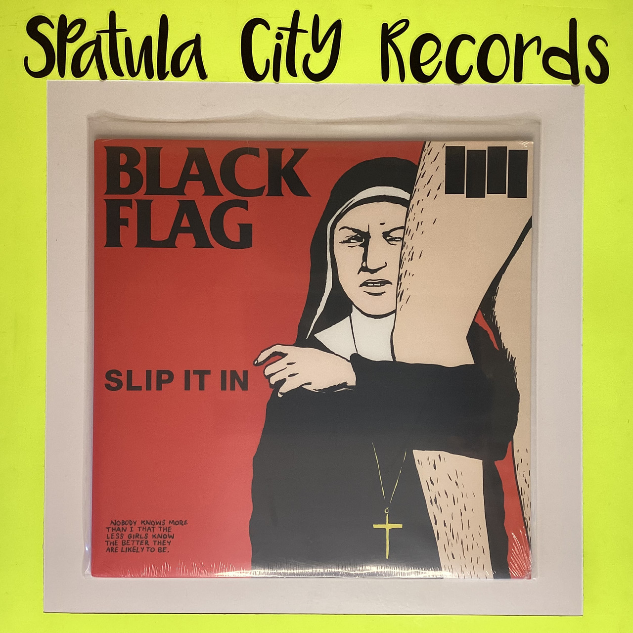 Black Flag - Slip It In - SEALED - vinyl record album LP Black Flag - Slip It In - SEALED - vinyl record album LP