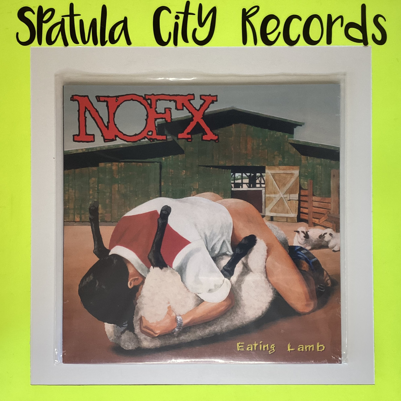 NOFX - Eating Lamb - SEALED - RE-ISSUE - vinyl record album LP