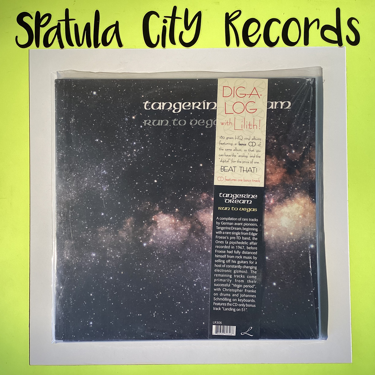 Tangerine Dream - Run To Vegas - EU IMPORT - vinyl record album LP