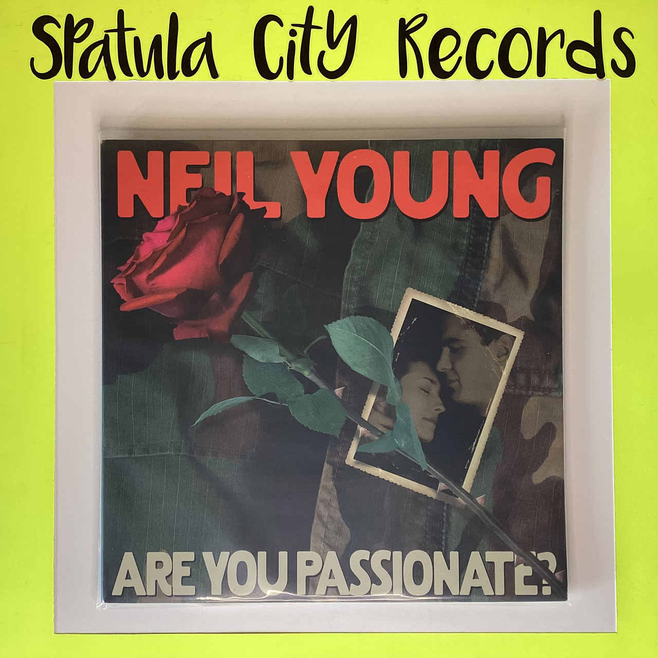 Neil Young - Are You Passionate? - double vinyl record album LP