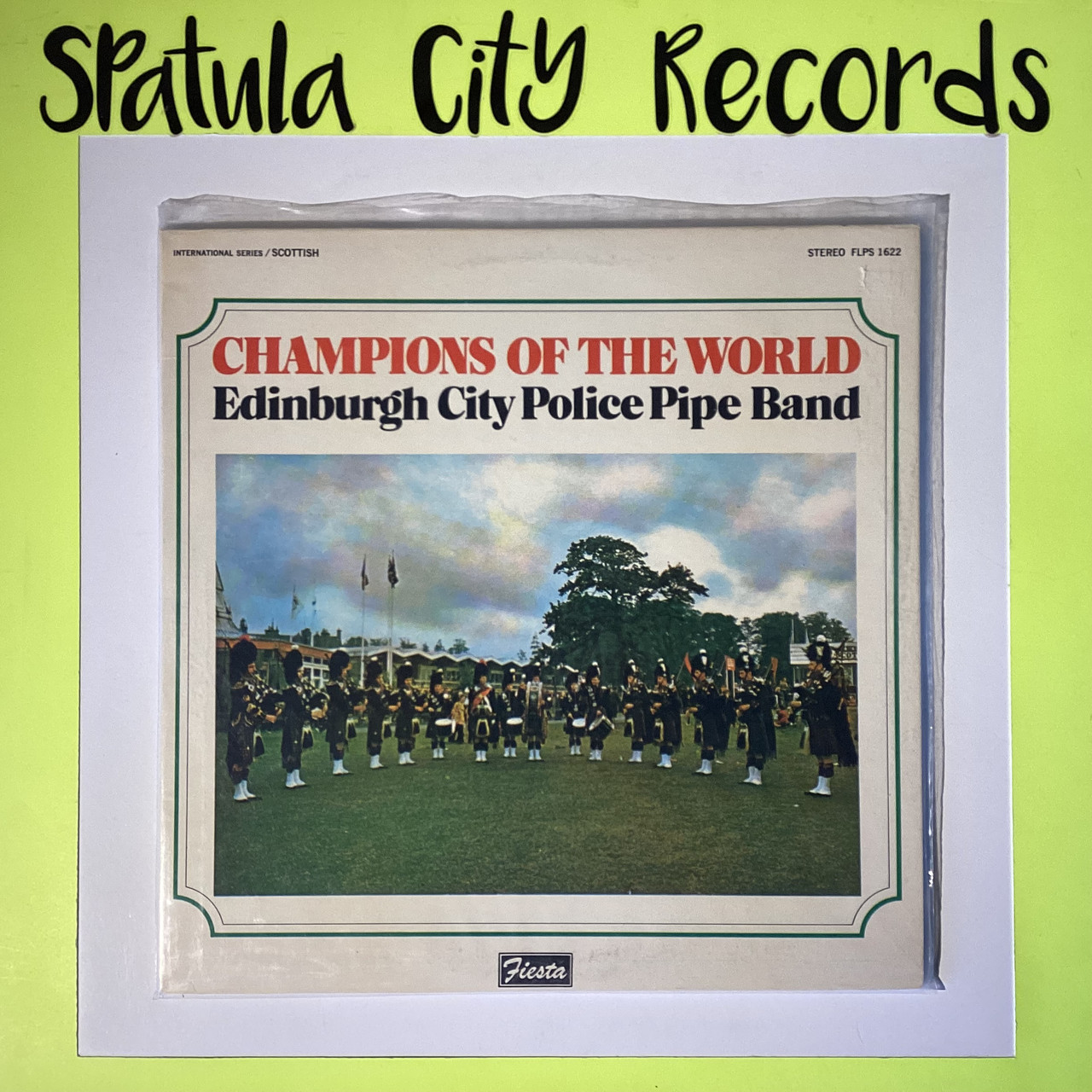 The Edinburgh Police Pipe Band - Champions Of The World - vinyl record LP