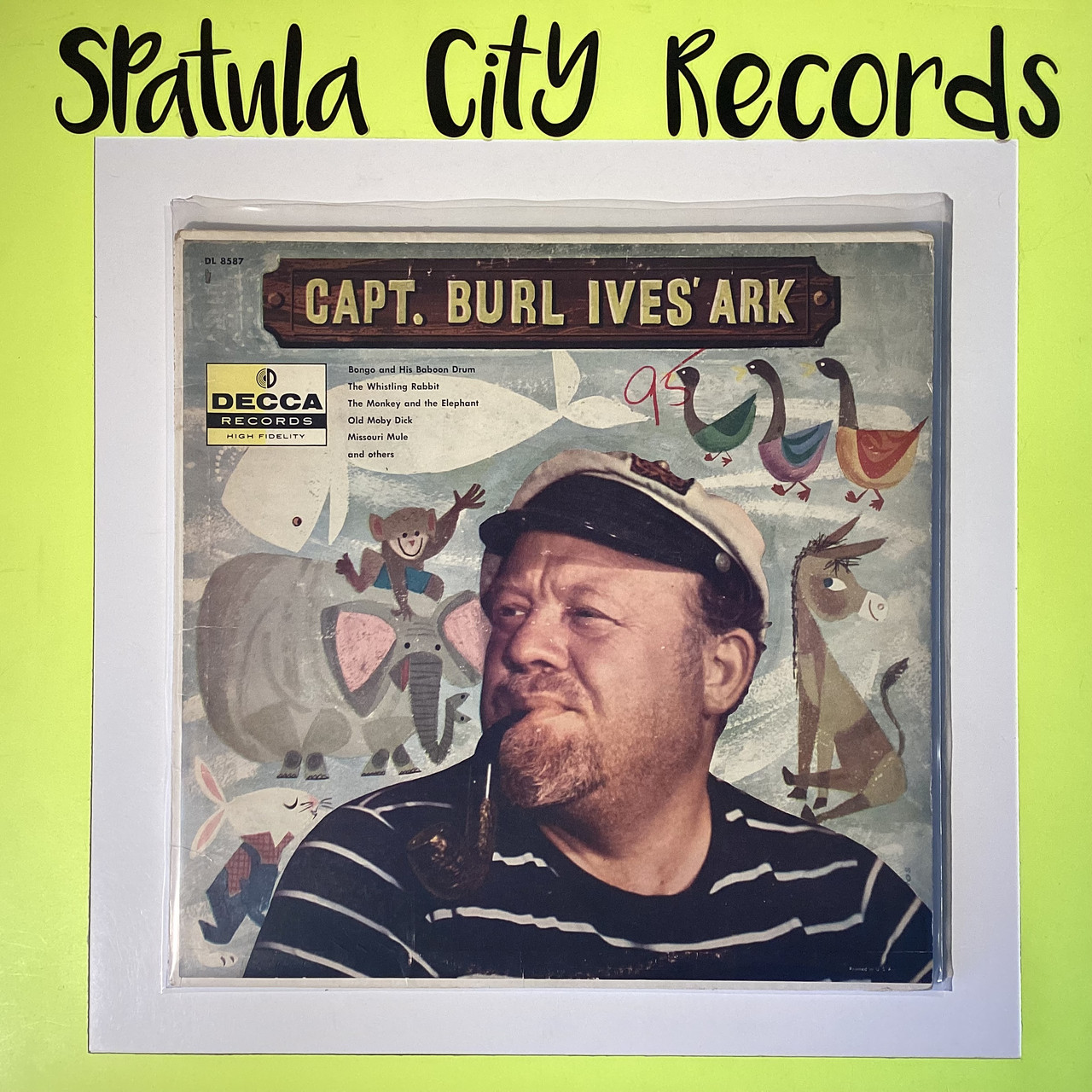 Burl Ives - Capt. Burl Ives' Ark - vinyl record LP