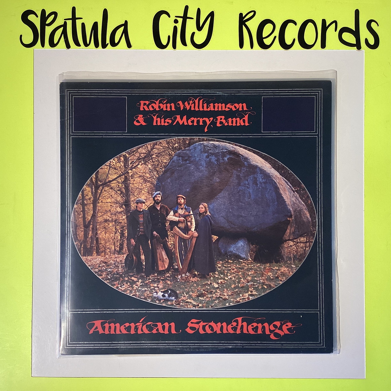 Robin Williamson & His Merry Band - American Stonehenge- vinyl record LP